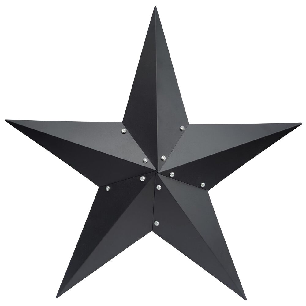 2505 24" Barn Star-Black Barn Star Outdoor Decoration-Metal Stars